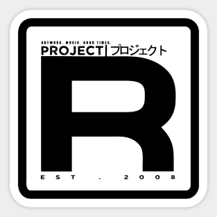 PROJECT R ver. 2012 [WHITE] Sticker